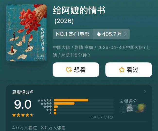 给阿嬷的情书 电影还有救 真诚打动观众