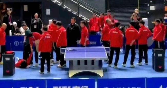 王楚钦打哭小勒布伦 国乒挺进决赛