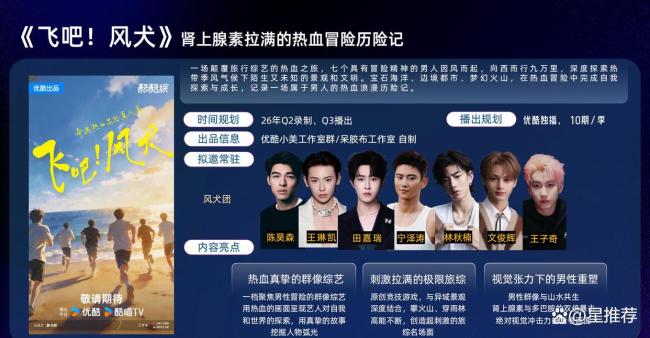 优酷来了个全男综艺 王子奇转型户外探险家