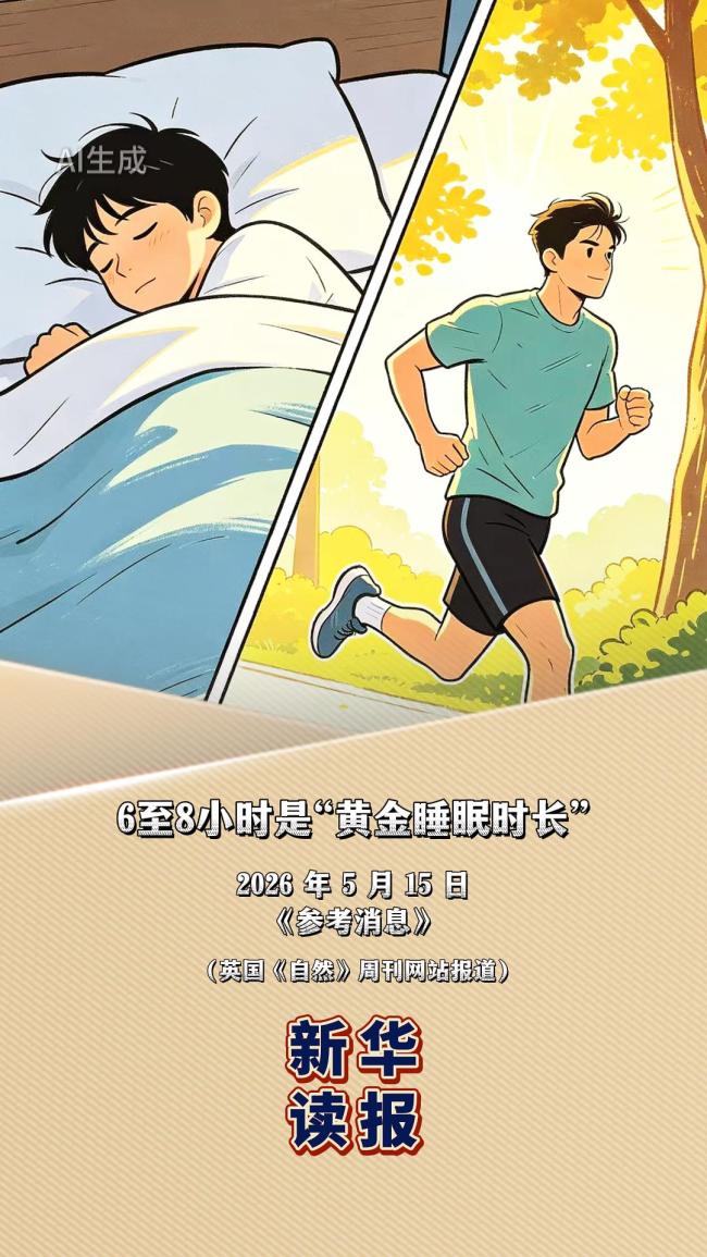研究揭示：6至8小时是黄金睡眠时长