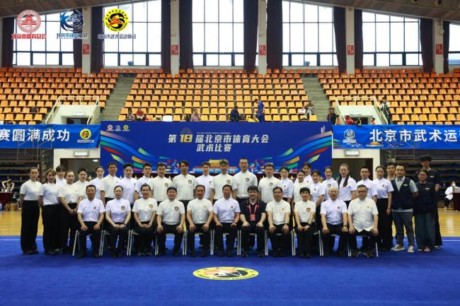 北京武术裁判天团个个都是行家里手 专业展示震撼全网