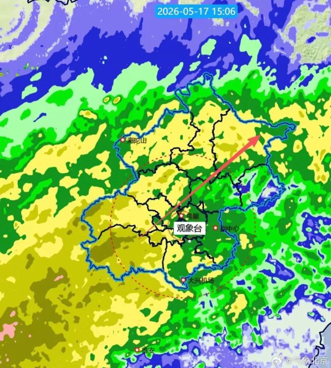 北京下了场温柔的暴雨