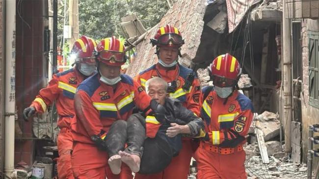91歲老人地震被困還以為是被人關(guān) 小閣樓救他一命