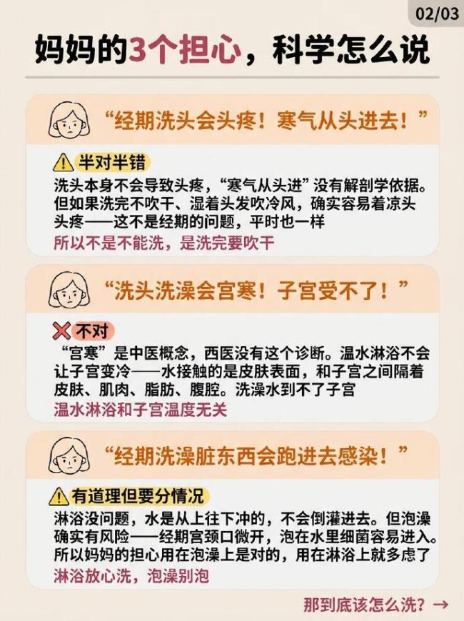 别再被“经期洗澡会宫寒停经”吓到啦！月经期洗澡停经 下丘脑对温度敏感