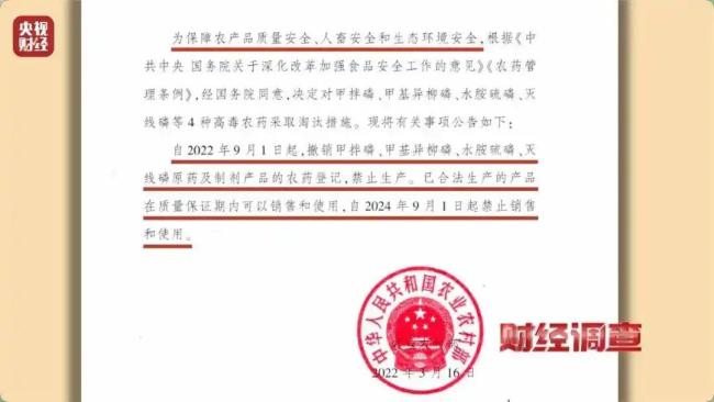 媒体曝光禁售高毒农药问题