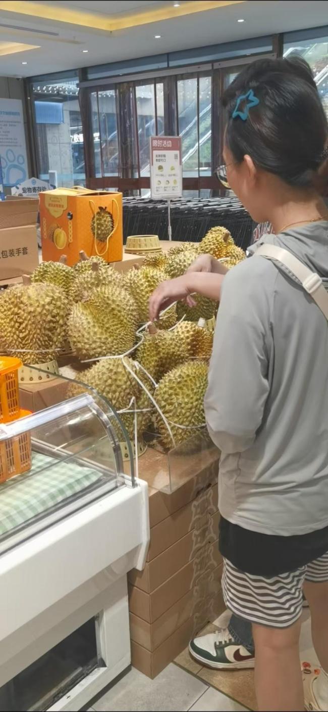长沙榴莲进货量同比涨35%