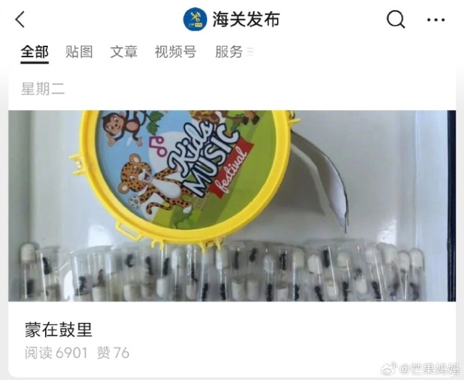海关发布公众号的标题太有梗了