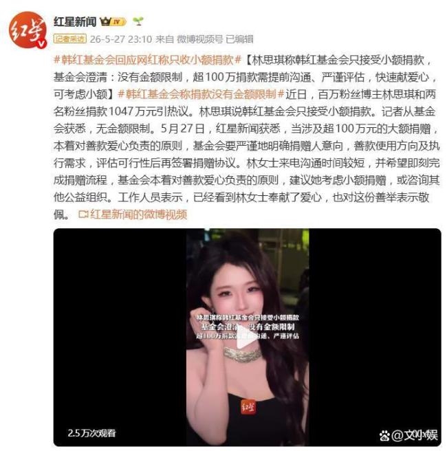 韓紅基金會超100萬捐款需嚴謹評估 流程溝通引熱議