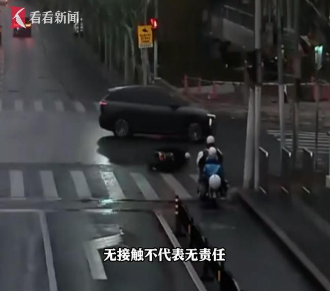 电动车逆行引发无接触事故担全责 监控证据确认责任