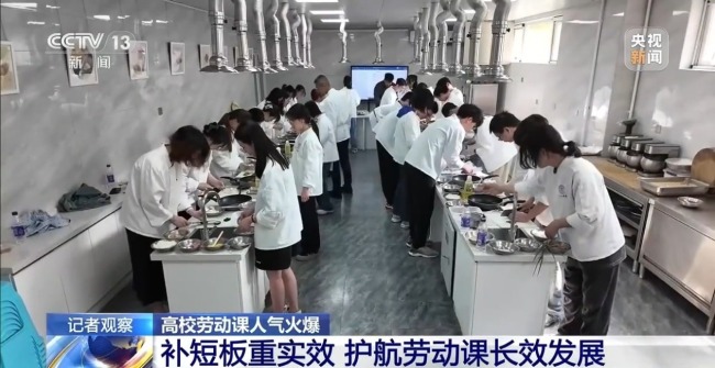 一課難求！烹飪、汽修、這些堪稱勞動(dòng)課“頂流”