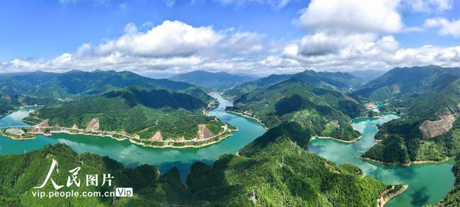 湖南江華：水庫風(fēng)光美