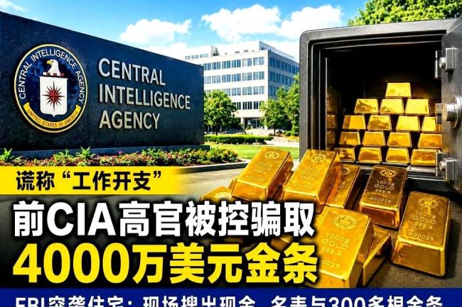 特朗普：是时候查金库了 CIA黑金网络曝光
