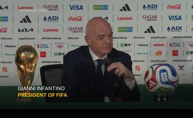 因凡蒂诺：世界杯门票贵与FIFA无关