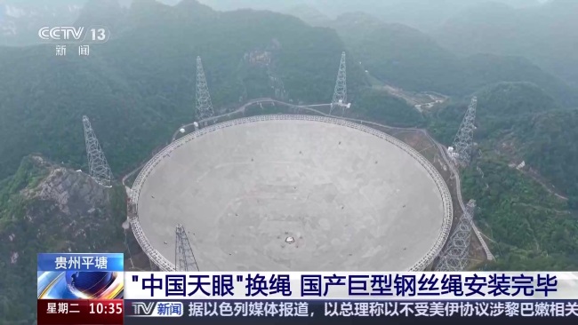 中国天眼眼部肌肉彻底国产化 核心部件全链条自主
