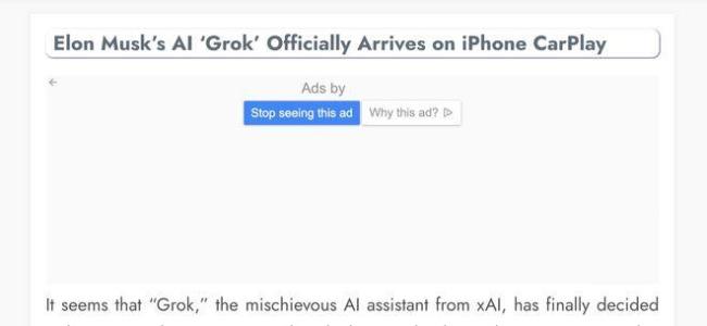 马斯克旗下AI助手Grok登陆CarPlay