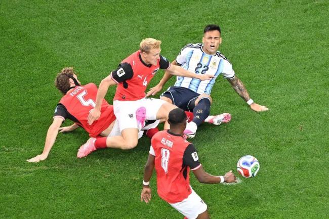 阿根廷2-0战胜奥地利 梅西加冕射手王