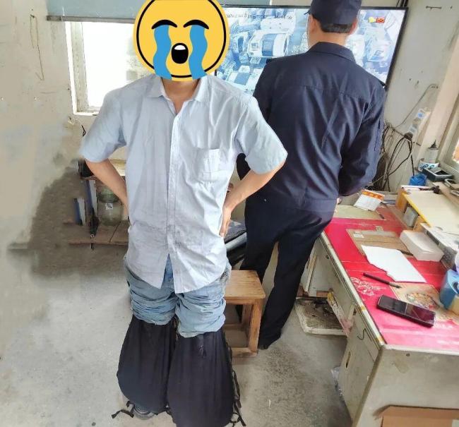 男子上班穿着超40斤的裤子，怪异着装引老板怀疑，报警一查所有人惊呆了… 盗窃铜粉被抓现行