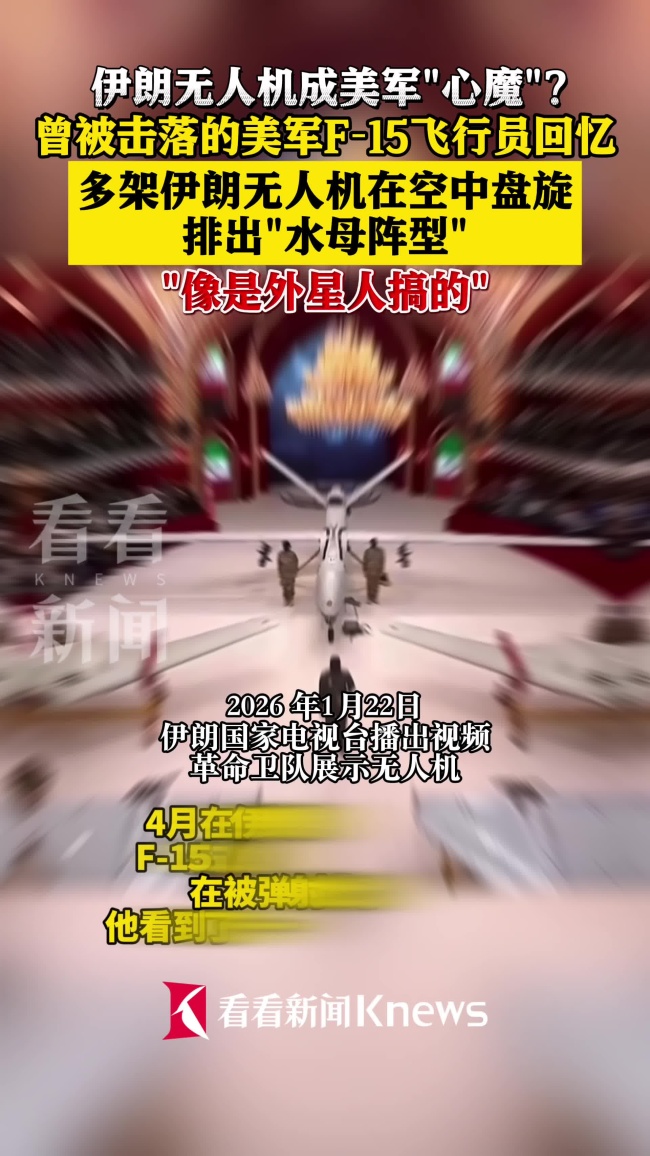 伊朗无人机“吓坏”美国！能协同作战 美军研判现分歧