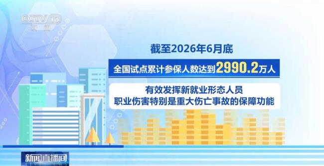 本月起“新职伤”扩围全国 按单缴费保障更优