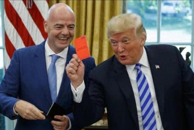 国际足联震惊整个足球界 特朗普干预改判引发争议