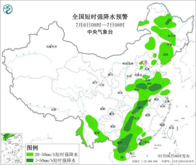 暴雨+强对流双预警齐发 多地将迎极端天气
