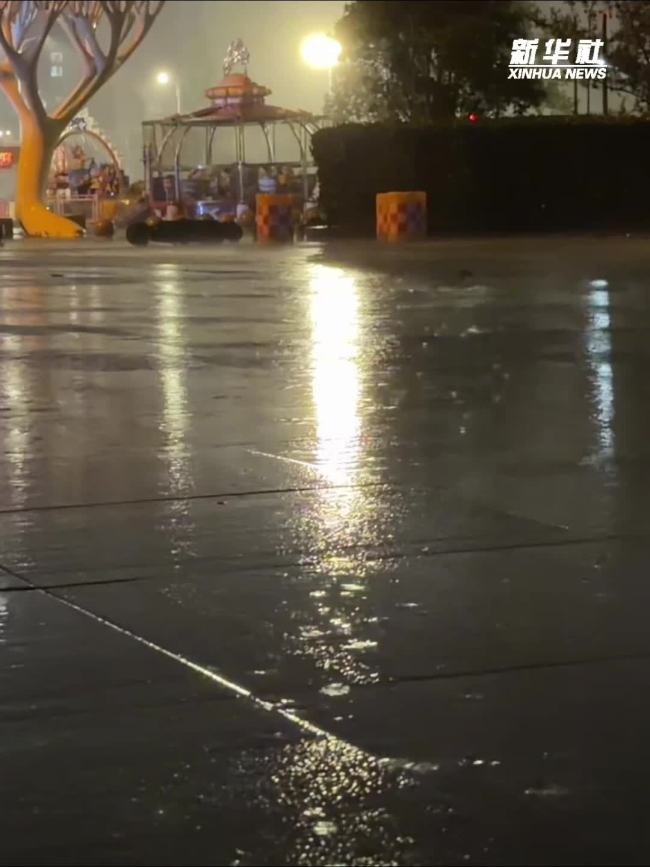 台风“巴威”在浙江乐清二次登陆