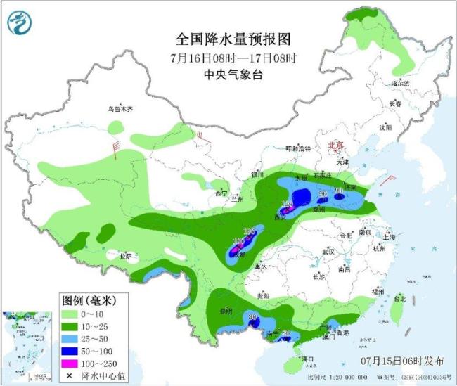 强降雨区分散 四川盆地至长江中下游高温范围广 局地雨量大需警惕