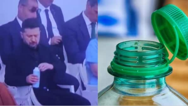 泽连斯基拧个瓶盖引发争议 环保规定惹热议