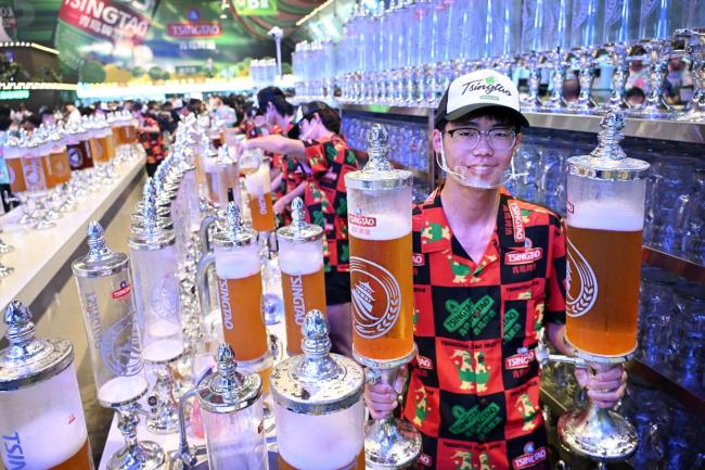 第36届青岛国际啤酒节开幕 全球美酒汇聚狂欢