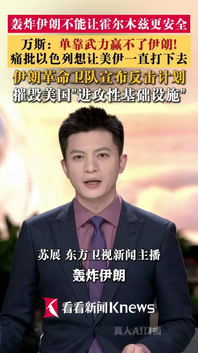 万斯称轰炸伊朗不能让霍尔木兹更安全 对话才是解决之道