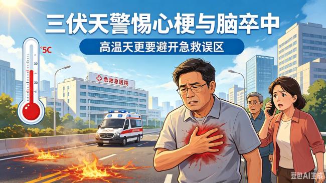 三伏天警惕心梗和脑卒中