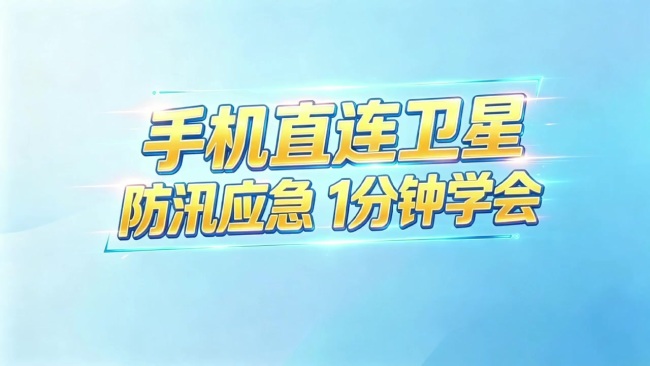 0元开通!北京汛期手机直连卫星业务,一文看懂开通 使用教程 应急通信保障