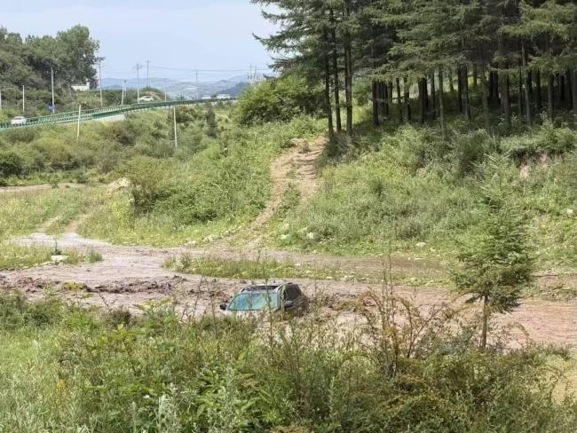一家三口亲历甘肃景区山洪 命悬一线被救出