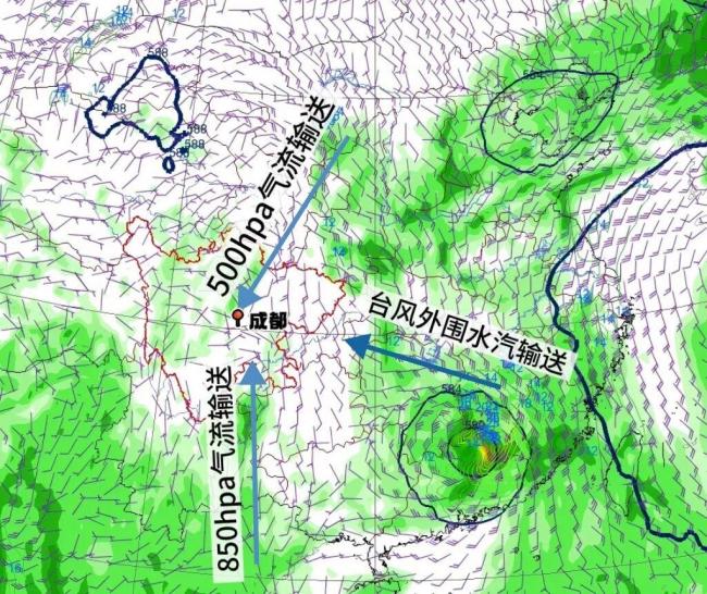 四川盆地这轮高温为何如此极端 天气系统“三足鼎立”所致