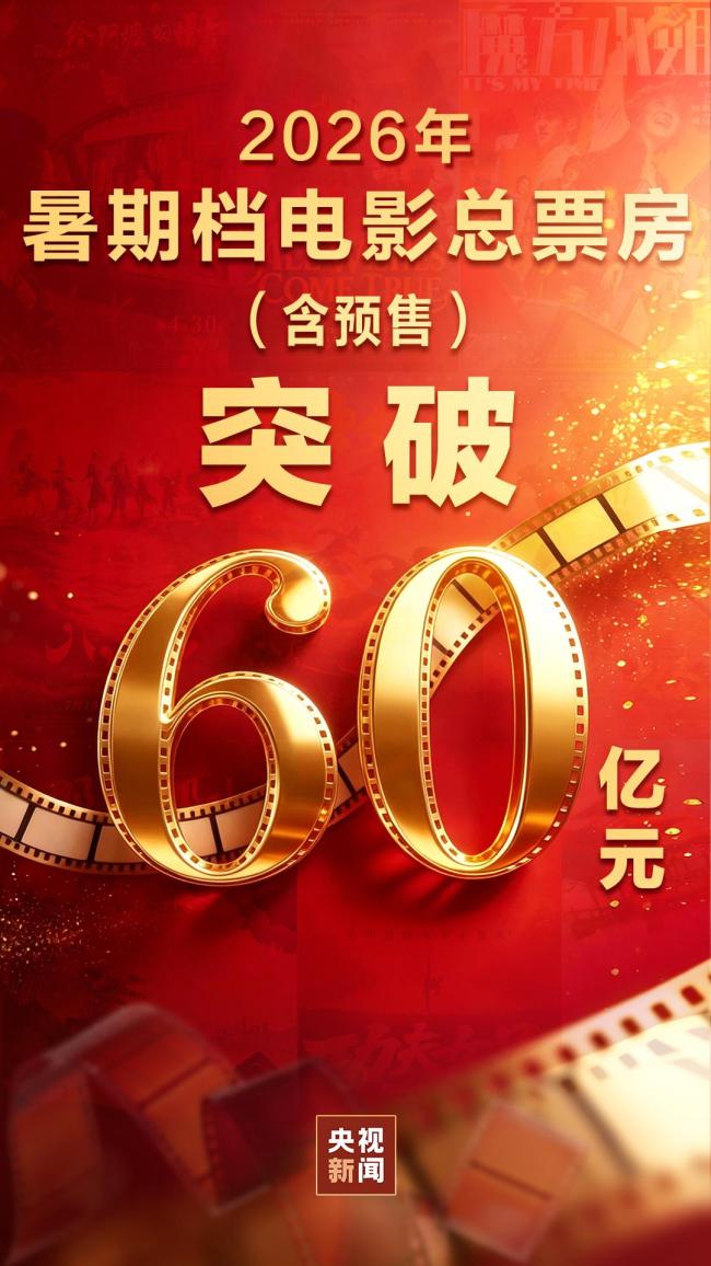2026暑期档电影票房破60亿元