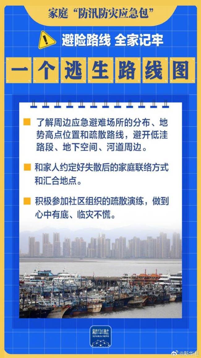 请查收这份家庭防汛防灾应急包 