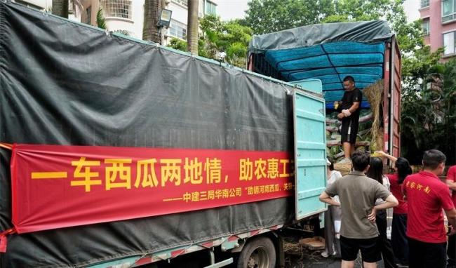 广州帮河南卖了100万斤西瓜 爱心接力助农行动