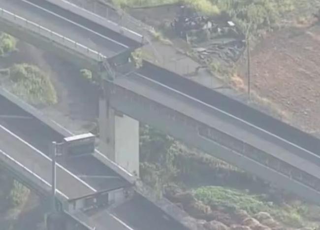 日本高架桥断了 地震引发关注