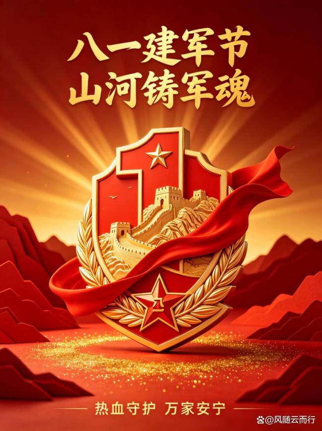 八一建军节之际致敬中国军人