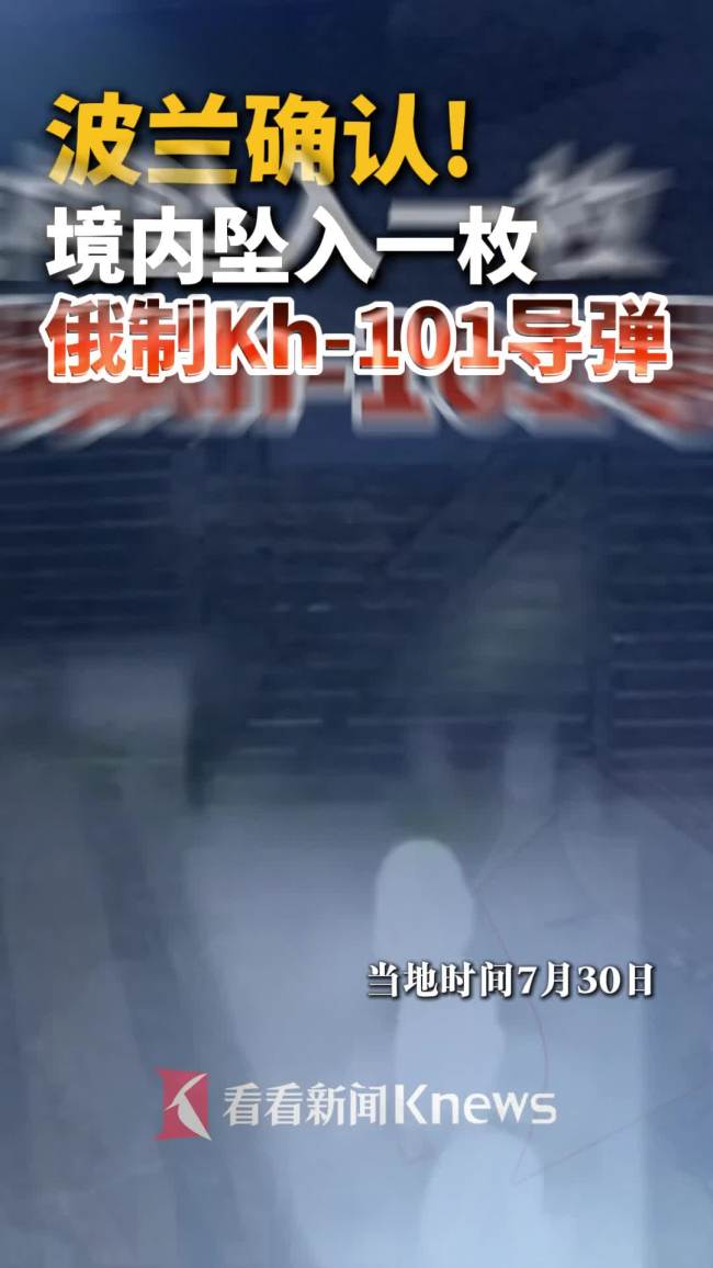 俄制导弹坠入波兰 可携带核弹头 波方确认Kh-101导弹侵入领空