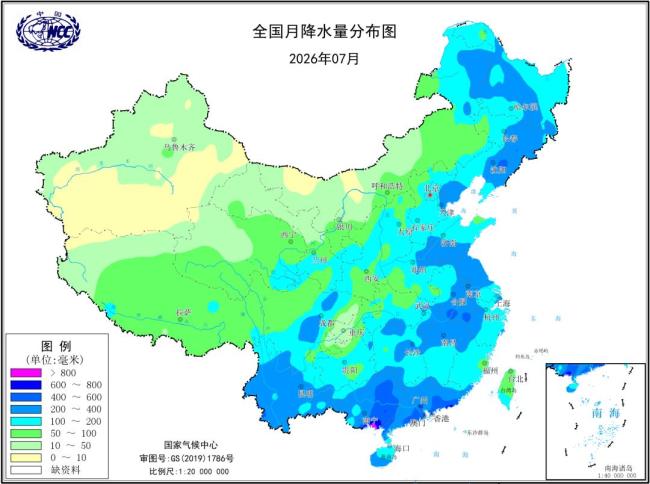 8月中国将迎2-3个台风 强度总体偏强