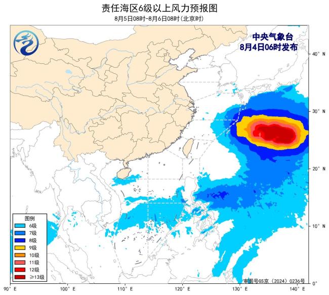 我国东部海域将有7-8级风 未来三天风力持续较强