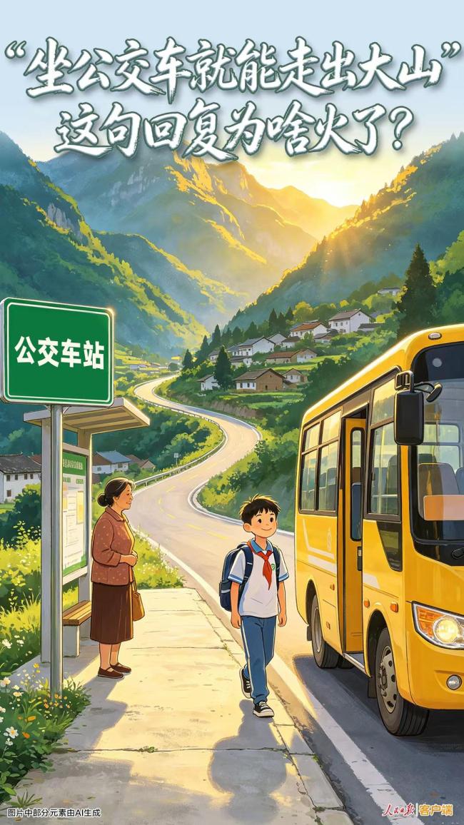 “坐公交车就能走出大山”为啥火了 新时代少年的质朴表达