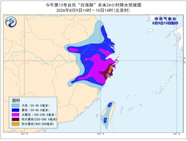 白海豚将给京津冀带来大暴雨 超强台风来袭