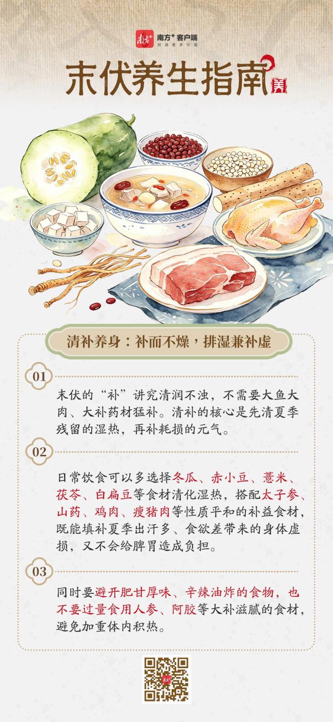末伏养生指南：清补养身 酸甘养心