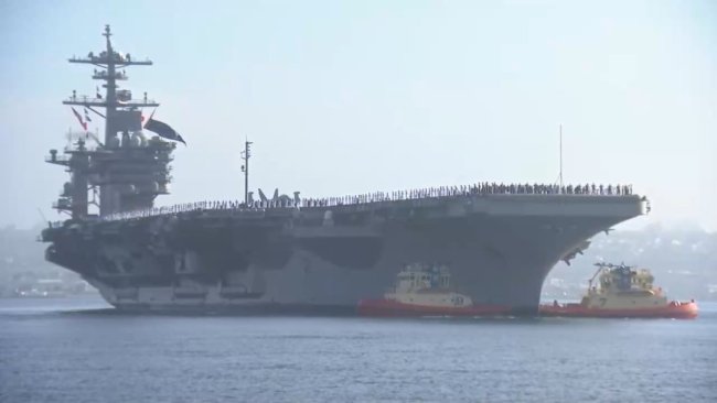 美航母连续250天不靠港，多人崩溃想跳海？只想要个返程日期