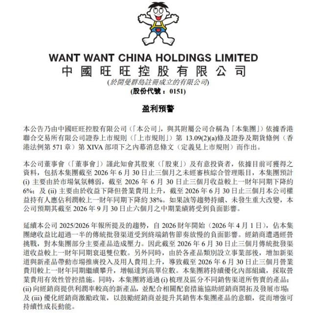 旺旺最大的对手竟是糖 网友呼吁减糖改革
