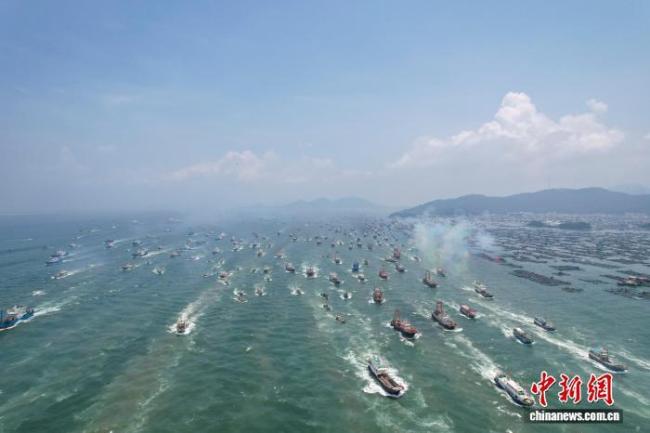 两岸同胞广东阳江共赏开渔盛景 深化民俗文化交流