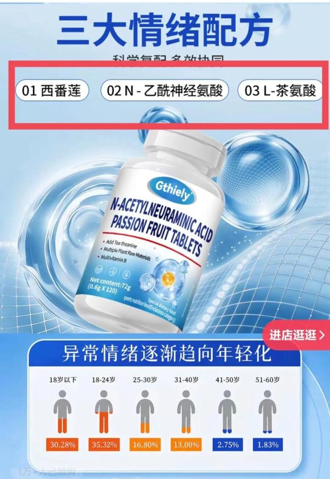 抗焦虑食品缓解抑郁症效果存疑 商家宣传套路多