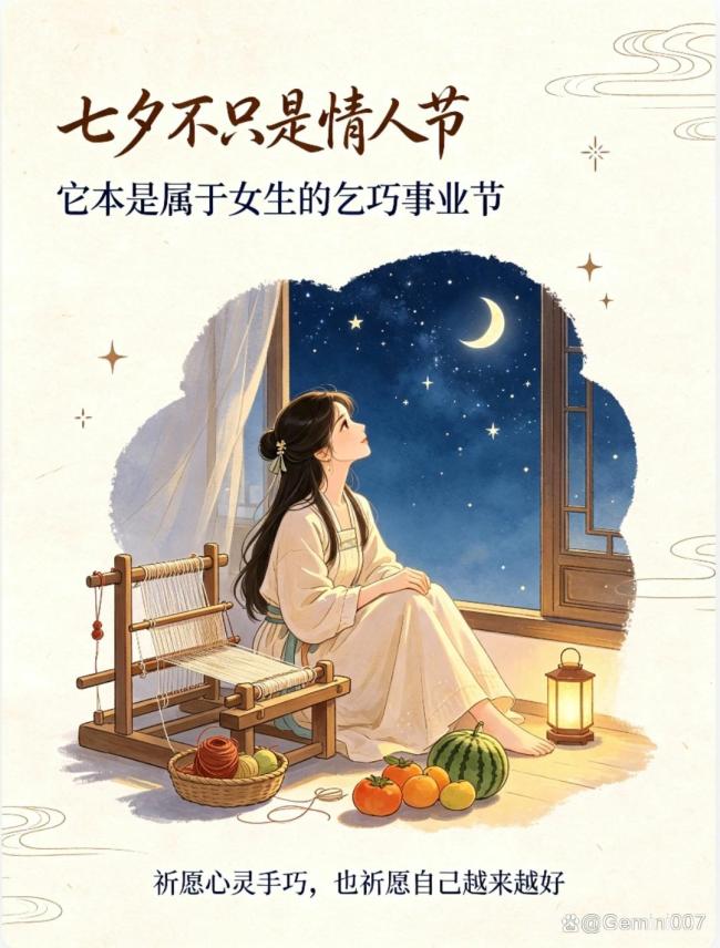 七夕其实是女生的事业节 乞巧祈福传智慧_娱乐频道_中华网